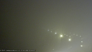 Město Praha - Pražský hrad, Karlův most, Vltava - 27.2.2026 v 23:45 Město Praha - Pražský hrad, Karlův most, Vltava - 27.2.2026 v 23:45