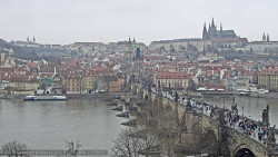 Pražský hrad, Karlův most, Vltava