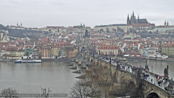 Pražský hrad, Karlův most, Vltava