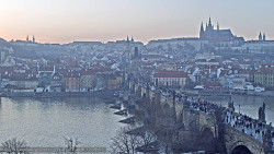 Pražský hrad, Karlův most, Vltava