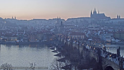 Pražský hrad, Karlův most, Vltava