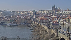 Pražský hrad, Karlův most, Vltava