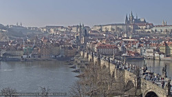 Pražský hrad, Karlův most, Vltava