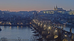 Pražský hrad, Karlův most, Vltava