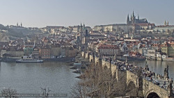 Pražský hrad, Karlův most, Vltava