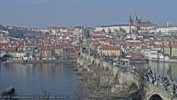 Pražský hrad, Karlův most, Vltava