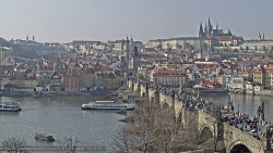 Pražský hrad, Karlův most, Vltava