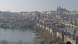 Pražský hrad, Karlův most, Vltava
