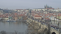 Pražský hrad, Karlův most, Vltava