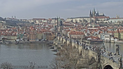 Pražský hrad, Karlův most, Vltava