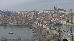 Pražský hrad, Karlův most, Vltava