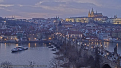 Pražský hrad, Karlův most, Vltava