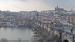 Pražský hrad, Karlův most, Vltava