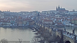 Pražský hrad, Karlův most, Vltava