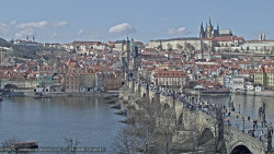 Pražský hrad, Karlův most, Vltava