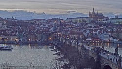 Pražský hrad, Karlův most, Vltava