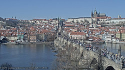Pražský hrad, Karlův most, Vltava