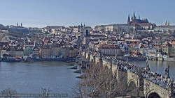 Pražský hrad, Karlův most, Vltava