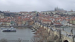 Pražský hrad, Karlův most, Vltava