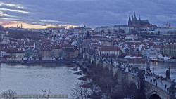 Pražský hrad, Karlův most, Vltava