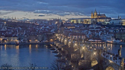 Pražský hrad, Karlův most, Vltava