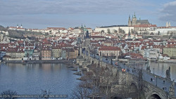 Pražský hrad, Karlův most, Vltava