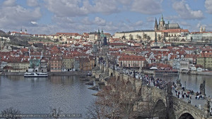 Město Praha - Pražský hrad, Karlův most, Vltava - 17.3.2026 v 11:00 Město Praha - Pražský hrad, Karlův most, Vltava - 17.3.2026 v 11:00