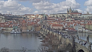 Město Praha - Pražský hrad, Karlův most, Vltava - 17.3.2026 v 12:00 Město Praha - Pražský hrad, Karlův most, Vltava - 17.3.2026 v 12:00