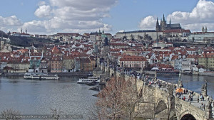 Město Praha - Pražský hrad, Karlův most, Vltava - 17.3.2026 v 13:00 Město Praha - Pražský hrad, Karlův most, Vltava - 17.3.2026 v 13:00