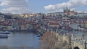 Město Praha - Pražský hrad, Karlův most, Vltava - 17.3.2026 v 13:15 Město Praha - Pražský hrad, Karlův most, Vltava - 17.3.2026 v 13:15