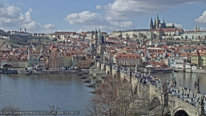 Město Praha - Pražský hrad, Karlův most, Vltava - 17.3.2026 v 13:30 Město Praha - Pražský hrad, Karlův most, Vltava - 17.3.2026 v 13:30