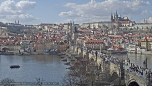 Město Praha - Pražský hrad, Karlův most, Vltava - 17.3.2026 v 14:15 Město Praha - Pražský hrad, Karlův most, Vltava - 17.3.2026 v 14:15