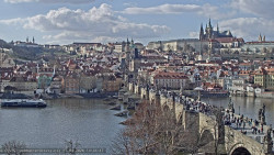 Pražský hrad, Karlův most, Vltava