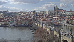 Město Praha - Pražský hrad, Karlův most, Vltava - 17.3.2026 v 15:15 Město Praha - Pražský hrad, Karlův most, Vltava - 17.3.2026 v 15:15