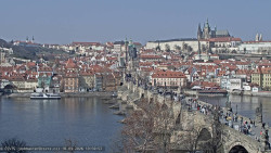 Pražský hrad, Karlův most, Vltava
