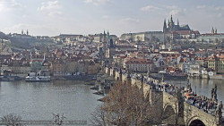 Pražský hrad, Karlův most, Vltava