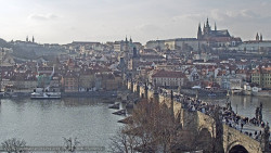 Pražský hrad, Karlův most, Vltava