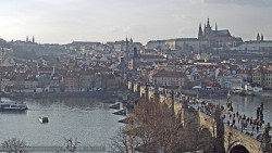 Pražský hrad, Karlův most, Vltava