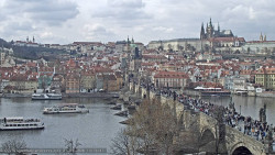 Pražský hrad, Karlův most, Vltava