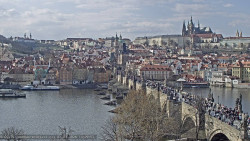 Pražský hrad, Karlův most, Vltava