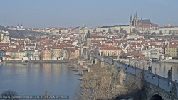 Pražský hrad, Karlův most, Vltava