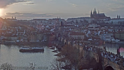 Pražský hrad, Karlův most, Vltava