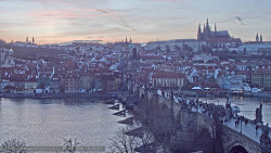 Pražský hrad, Karlův most, Vltava
