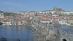 Pražský hrad, Karlův most, Vltava
