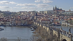Pražský hrad, Karlův most, Vltava