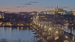 Pražský hrad, Karlův most, Vltava