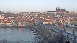 Pražský hrad, Karlův most, Vltava