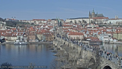 Pražský hrad, Karlův most, Vltava