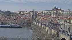 Pražský hrad, Karlův most, Vltava
