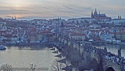 Pražský hrad, Karlův most, Vltava